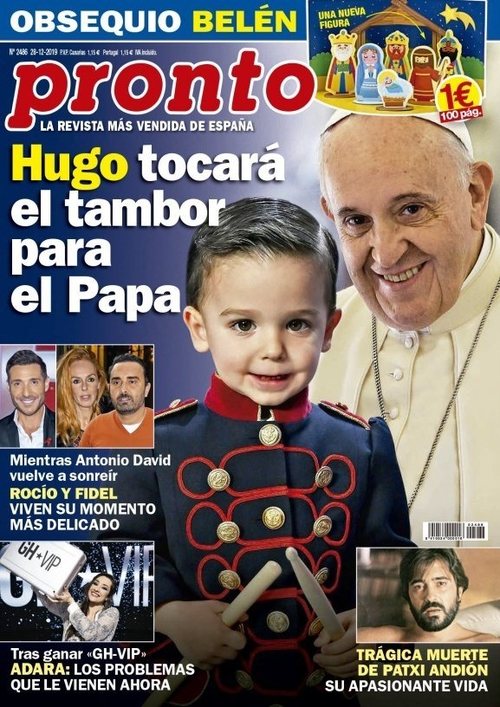 En Pronto: Hugo tocará el tambor para el Papa