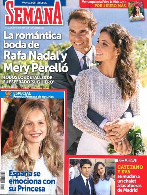 La romántica boda de Rafa Nadal y Mery Perelló en Semana