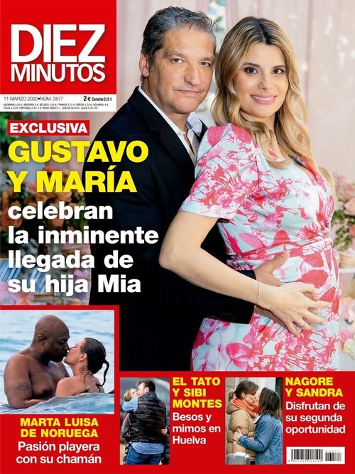 En Diez Minutos, Gustavo y María celebran la inminente llegada de su hija Mia
