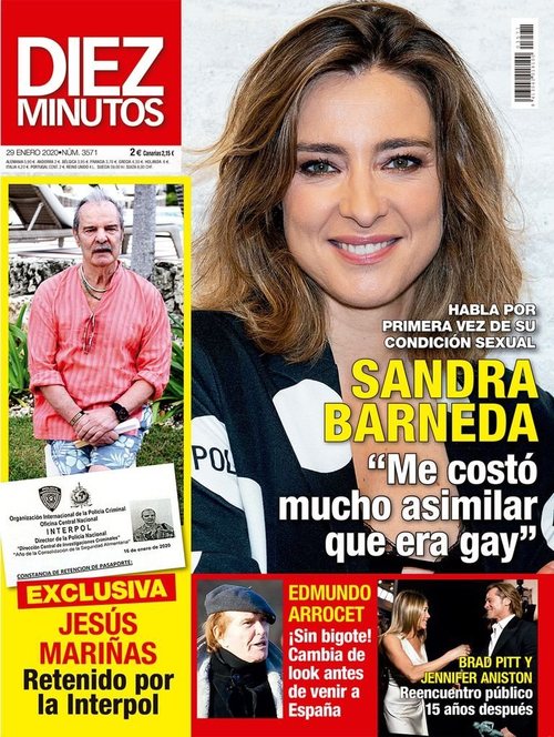 Sandra Barneda habla por primera vez de su condición sexual, en Diez Minutos