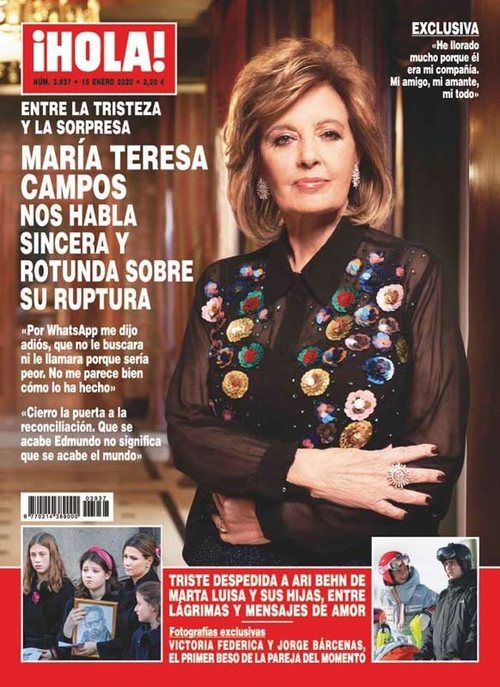 María Teresa Campos se sincera sobre su ruptura con Edmundo, en Hola
