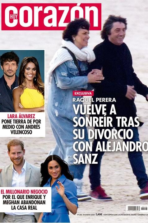 En Hoy Corazón: Raquel Perera vuelve a sonreír tras su divorcio con Alejandro Sanz