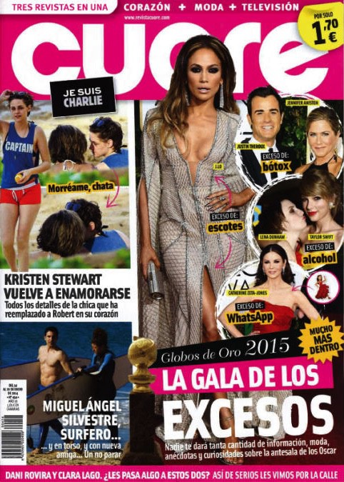 Cuore analiza los excesos de los looks de los Globos de Oro 2015