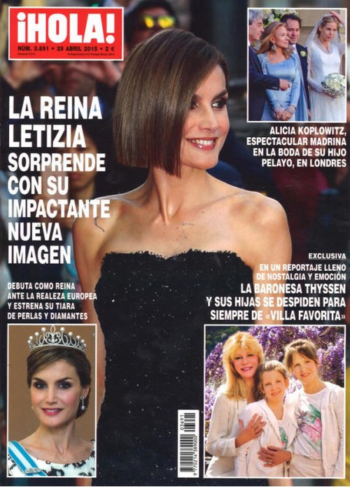 El cambio de look de la Reina Letizia en ¡Hola! - Revista Hola - Bekia