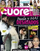 Miguel Ángel Silvestre y Paula Echevarría se comen a besos en Cuore