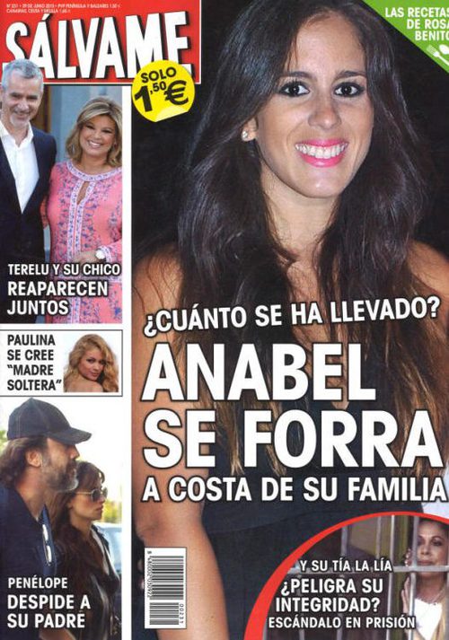 El dinero ganado por Anabel Pantoja a costa de su familia en 'Sálvame'