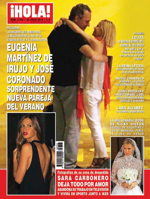 Las imágenes que confirman el romance entre José Coronado y Eugenia Martínez de Irujo en ¡Hola!